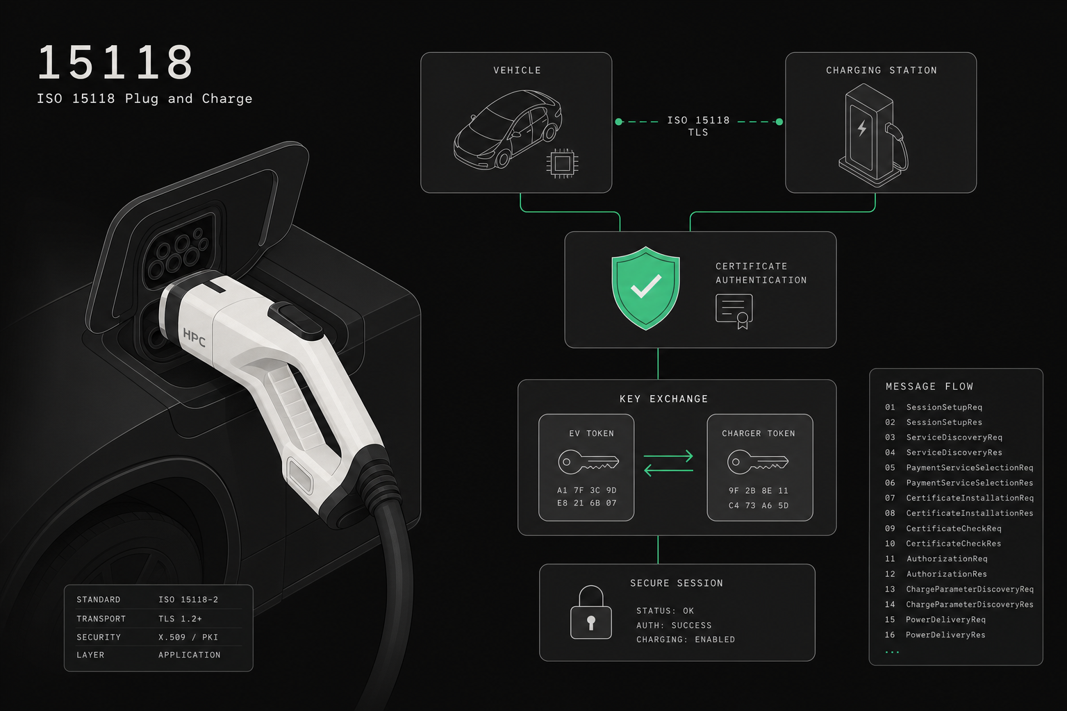 ISO 15118 & Plug and Charge: EV Authentication Guide | OCPPLab